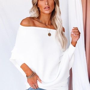 VICI : ALL THAT RIBBED CASHMERE BLEND SWEATER